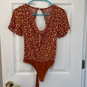 Abercrombie & Fitch Burnt Orange Bodysuit